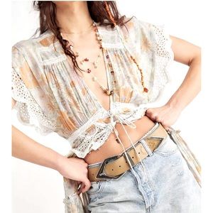 Free People Field Of Dreams Floral Maxi Top Dress